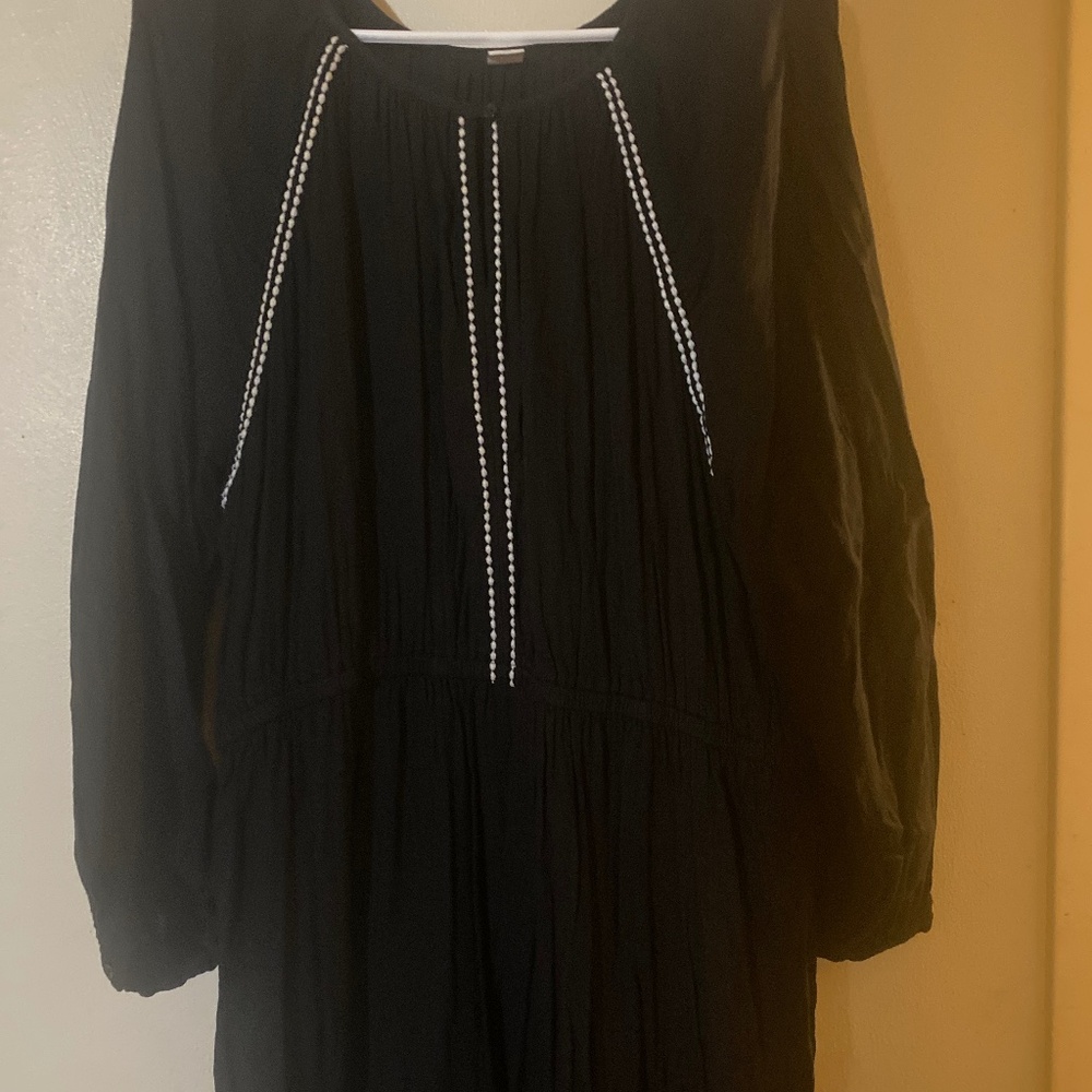 Casual black dress